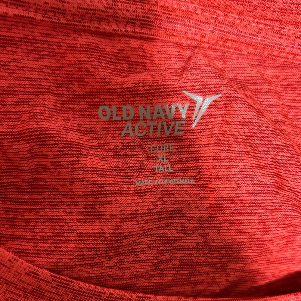 NWT Old Navy Active Orange/ Pink Sleeveless Workout Top-size xlTall - Picture 4 of 8